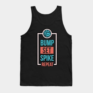 For the Love of Volleyball Funny Sports Tank Top